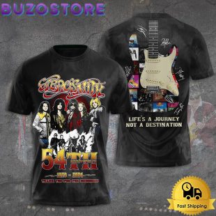 Aaerosmith Life's A Journey Not A Destiation All Over Print T Shirt