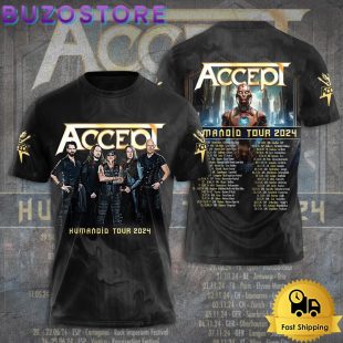 Accept Band Humanoid Tour 2024 T Shirt