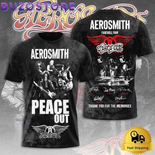 Aerosmith Farewell Tour Thank You For The Memories All Over Print T Shirt