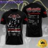 Aerosmith Get Your Wings 50Th Anniversary Signature All Over Print T Shirt