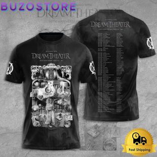 An Evening With Dream Theater 40Th Anniversary Tour 2024-2025 All Over Print T Shirt