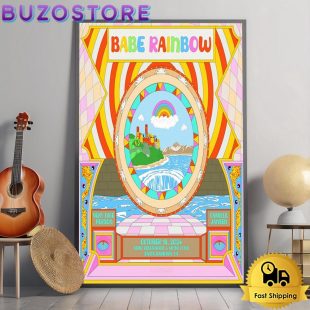 Babe Rainbow Tour At Soho Restaurant & Music Club In Santa Barbara CA On October 18 2024 Poster Canvas