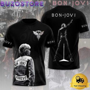 Bon Jovi Portrait All Over Print T Shirt