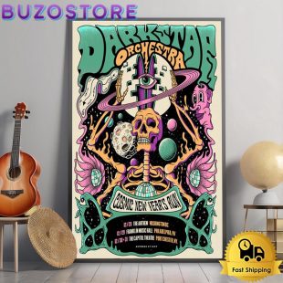 Dark Star Orchestra Tour Cosmic New Year’s Run 2025 Poster Canvas