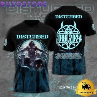 Disturbed Take Back Your Life Tour 2024 All Over Print T Shirt