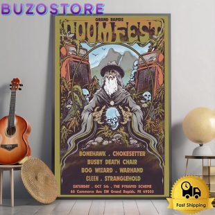 Doom Fest Tour At The Pyramid Scheme In Grand Rapids MI On October 5 2024 Poster Canvas