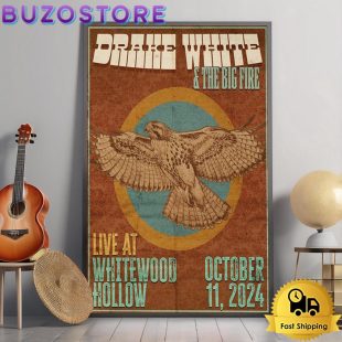 Drake White Tour At Whitewood Hollow In Nashville, TN On October 11 2024 Poster Canvas