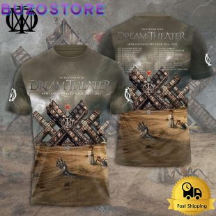 Dream Theater 40Th Anniversary Tour 2024-2025 All Over Print T Shirt