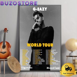 G Eazy World Tour 2025 Poster Canvas