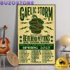 Gaelic Storm Roll Out The Barrel Spring 2025 Tour Poster Canvas