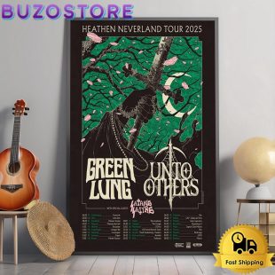 Green Lung With Unto Others Heathen Veverland Tour 2025 Poster Canvas