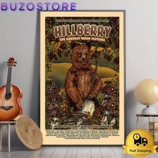 Hillberry Music Festival In Eureka Springs AR On October 2024 Poster Canvas