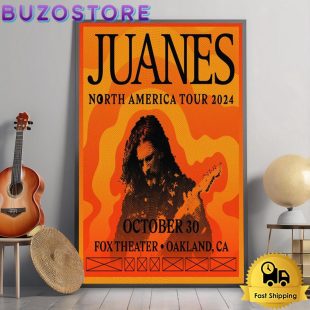 Juanes North America Tour At Fox Theater Oakland CA On October 30 2024 Poster Canvas