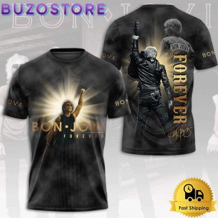 Legendary Bon Jovi Signature All Over Print T Shirt