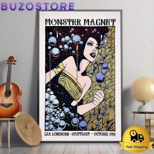 Monster Magnet Tour In LKA Longhorn Stuttgart Germany On October 6 2024 Poster Canvas