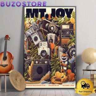 Mt Joy Tour In Gordon Field House Rochester NY On October 1 2024 Poster Canvas