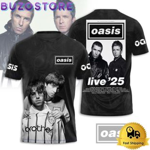 Oasis Live Every Moment All Over Print T Shirt