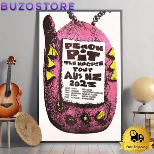 Peach Pit The Magpie Tour Australia & New Zealand 2025 Poster Canvas