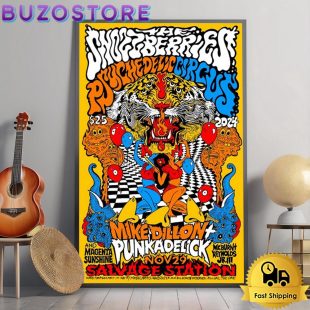 The Snozzberries Concert In Salvage Station Asheville NC On November 29 2024 Poster Canvas