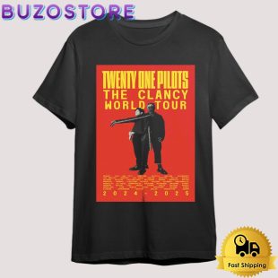Twenty One Pilots The Clancy World Tour 2024-2025 T Shirt