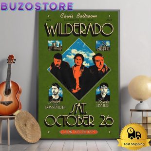 Wilderado Tour In Cain's Ballroom Tulsa OK On October 26 2024 Poster Canvas