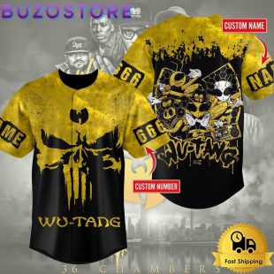 Wu Tang Clan Bee Custom Baseball Jersey