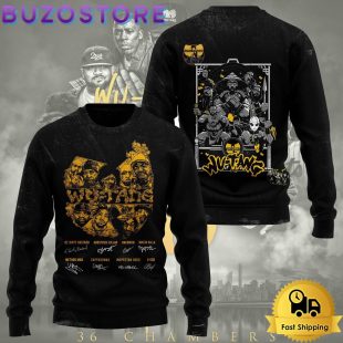 Wu Tang Clan Group Member Signature Ugly Christmas Sweater