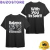 Balance And Composure Line Drawing Ice T Shirt