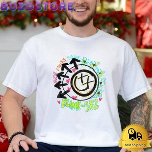 Blink-182 One More Time Smiley Sketch T Shirt