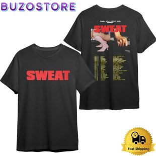 Charli XCX And Troye Sivan SWEAT North America 2024 Tour T Shirt