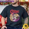 Creeper Distressed Skull Head T Shirt