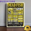 Dead Fish Tour At Audio Club In Sao Paulo Brazil On December 8, 2024 Poster Canvas