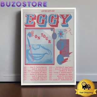 Eggy Waiting Game Tour 2024 Poster Canvas
