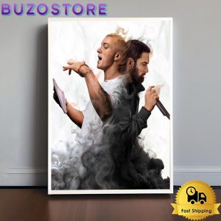Eminem And Slim Shady Poster Canvas