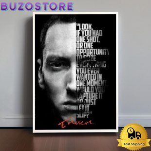 Eminem Look Poster Canvas
