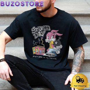Green Day Corvette Bunny T Shirt
