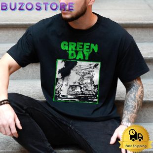 Green Day Riot Trio Tour Anniversary 30Th T Shirt
