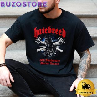 Hatebreed 30Th Annibersarp Denber Assault T Shirt