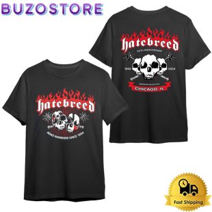 Hatebreed Tour 2024 At Chicago IL T Shirt