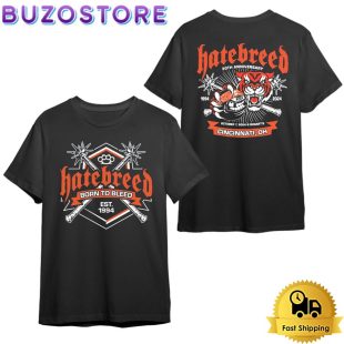 Hatebreed Tour At Cincinnati OH On October 2024 T Shirt