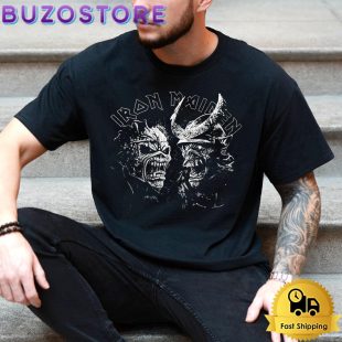Iron Maiden Senjutsu Grey Heads T Shirt