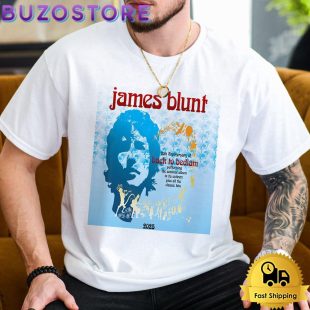 James Blunt 20th Anniversary Of Back To Bedlam Tour 2025 T Shirt