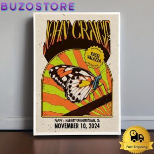John Craigie Tour At Pappy And Harriet's Pioneertown, CA On November 10 2024 Poster Canvas