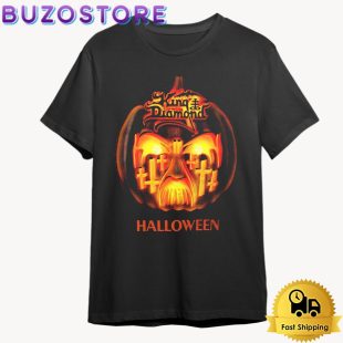 King Diamond Halloween Pumpkin Face T Shirt