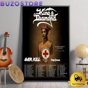 King Diamond Welcome to Saint Lucifer's Hospital Poster Canvas
