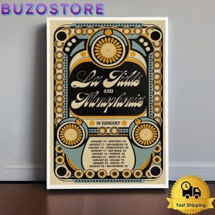 Lee Fields And Monophonics January 2025 Tour Poster Canvas