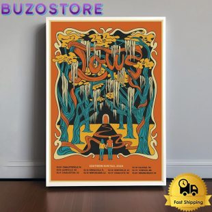 Lotus Southern Run Fall Tour 2024 Poster Canvas