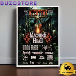 Ministry Show At Kortrijx Belgium 2025 Poster Canvas