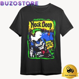 Neck Deep Generic Pop Punk Skull T Shirt