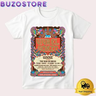 Poster Viva El Gonzo May 8-10, 2025 In San Jose del Cabo, Mexico T Shirt